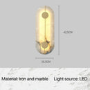 Axyaa LED Marble Wall Lamp for Stylish Home Décor