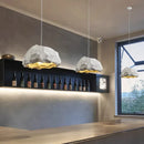Axyaa Stone-Shaped LED Pendant Light for Living Dining Room Bedroom
