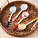 Axyaa Ceramic Ice Cream Spoons - Set of 4