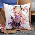 Genshin Impact Anime Pillowcase Cushion Cover 45x45 for Sofa - Axyaa