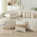 Axyaa Geometric Boho Cotton Cushion Cover for Home Decor