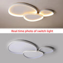Axyaa Nordic Minimalist LED Ceiling Light for Modern Living Room, Bedroom, and Study.