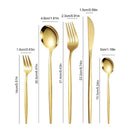 Axyaa Stainless Steel Cutlery Set for Banquet Restaurant Guests