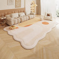 Axyaa Rainbow Square Luxury High End Soft Fluffy Carpet Rug