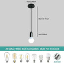Axyaa Nordic Minimalist E27 Pendant Light for Kitchen, Bedroom, Bathroom - Modern Design