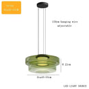 Axyaa Glass Pendant Light - Adjustable Luxury Chandelier for Kitchen Island, Living Room, Bedroom