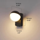 Axyaa Outdoor LED Wall Light: Waterproof Garden Sconce, 360 Rotatable Sensor Lamp for Home Decor