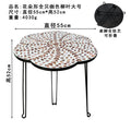 Axyaa Nordic Flower Tray: Handmade Round Foldable Storage Tray