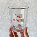 Axyaa Glass Korean Style Latte Coffee Tea Cup Cocktail Glassware - 320ML