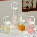 Axyaa Bubble Milk Tea Cup: Large Capacity, Leak Proof, Portable Straw Lid Bottle
