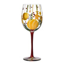 Axya Festive Glass Tree Wine Cup - Handdrawn Christmas Goblet