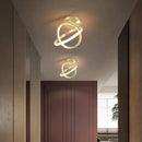 Axyaa LED Corrugate Ceiling Light: Modern Aluminum Home Lighting Fixture