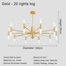 Axyaa Modern Ceiling Chandelier Light for Living Room Kitchen Bedroom Home Decor