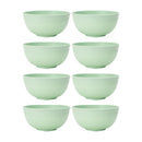 Axyaa Light Green Cereal Bowl Set for Dining, Desserts, and Camping
