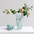 Axyaa Elegant Gradient Glass Vase - Luxury Home Decor for Living Room