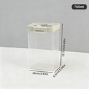 Axyaa Plastic Food Storage Box Handle Sealed Coffee Sugar Container
