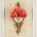 Axyaa Diamond Resin Vase Wall Hanging for Elegant Home Decor