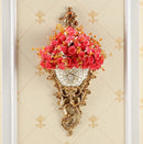 Axyaa Diamond Resin Vase Wall Hanging for Elegant Home Decor