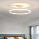 Axyaa Modern Round LED Ceiling Chandelier for Bedroom and Dining Room Lighting