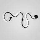 Axyaa Snake Long LED Wall Lamp for Bedroom Living Room, Retro Style Home Interior Lighting