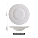 Axyaa Premium Straw Hat Stone Plate Set for Soup and Dessert