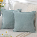 Axyaa Chenille Cushion Cover 45x45 - Soft Luxury Decorative Pillow Case