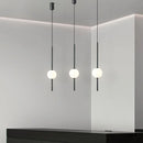 Axyaa Nordic Glass Ball Pendant Chandelier - Modern Dining Room Lighting