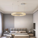 Axyaa Modern Crystal Chandelier LED Ceiling Pendant Lights