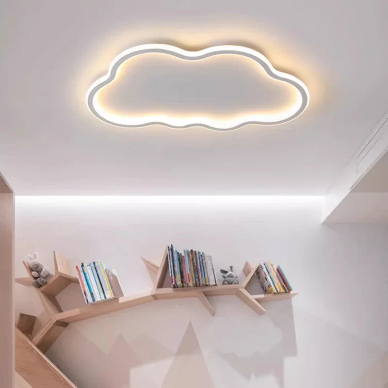 Axyaa Cloud LED Ceiling Light for Children's Room with Ultra-Thin Design