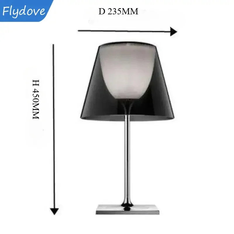 Luxury Acrylic Desk Lamp by Axyaa - Designer Bedhead Lighting for Model Room & Villa