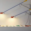 Axyaa Adjustable Swing Arm LED Wall Lamp for Bedroom, Living Room, and Study