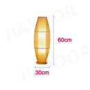 Axyaa Classic Bamboo Weave Floor Lamp LED Fixture