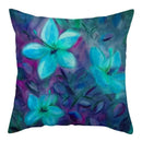 Axyaa Natural Flower Bird Linen Cushion Cover ��� Decorative Pillow Cases