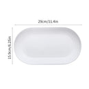Axyaa 4/6 PP Oval Plates: Reusable for Family Kitchen, Picnics & Restaurants