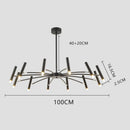 Axyaa Nordic Chandeliers Dining Room Pendant Lights Ceiling Hanging Lamps Indoor Lighting