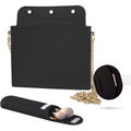 Axyaa Silicone Makeup Bag Set with Chain, Brush Holder & Sponge Holder