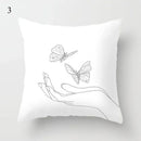 Axyaa Geometric Throw Pillowcase Home Decor Cover
