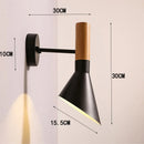 Axyaa LED Retro Wall Lamp for Bedroom Living Room Decoration Adjustable Indoor Light