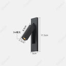 Axyaa LED Adjustable Angle Wall Lamp with USB Charging Port