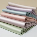 Axyaa Mulberry Silk Flat Sheet - Luxury Solid Color Bedding Sheet - Custom Sizes