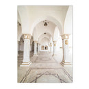 Islamic Mosque Landscape Art Wall Canvas Painting Morocco Prints for Living Room Decor by Axyaa