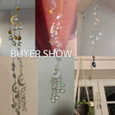 Axyaa Crystal Prism Suncatcher Dreamcatcher for Window Rainbow Home Decor Gift