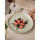 Axyaa Ceramic Shallow Dish: Western Pasta, Cake & Dessert Restaurant Arrangement