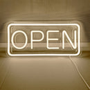 Axyaa Neon Open Sign Multilingual Soft Bright Lights for All Store Business