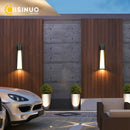 Axyaa Outdoor LED Black Wall Lamp for Garden Patio Entryway