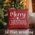 Axyaa Christmas Cute Cushion Covers for Sofa, Bedroom, Car - Rectangular Pillow Cover