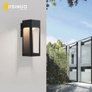 Axyaa Outdoor 12W LED Wall Sconce Light Waterproof Aluminum Garden Porch Lamp