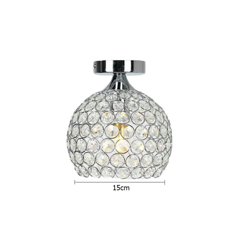 Axyaa Diamond Crystal Ceiling Light for Stylish Home Decor