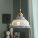 Axyaa Ceramic Copper LED Pendant Lamp - Japan Style Hanging Fixture