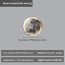 Axyaa LED Moon Wall Lamp: Bedroom Living Room Indoor Decor Lighting